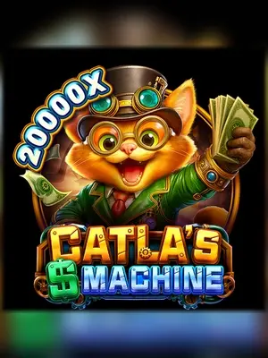 CATLA'S MONEY MACHINE slot game on Wave Play