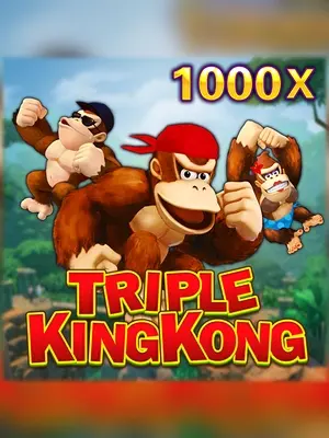 Triple King Kong slot game on Wave Play