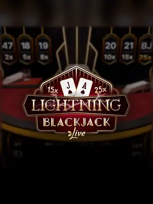 Lightning Blackjack live casino game at Wave Play