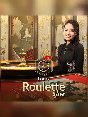Lotus Roulette live casino game at Wave Play