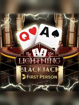 First Person Lightning Blackjack live casino game at Wave Play