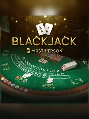 First Person Blackjack live casino game at Wave Play