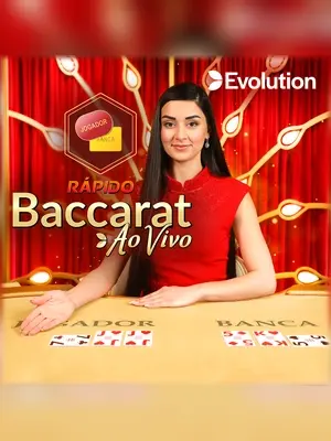 Baccarat Rápido ao Vivo 3 live casino game at Wave Play