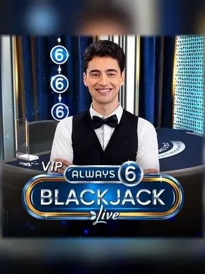 VIP Always 6 Blackjack 3 live casino game at Wave Play