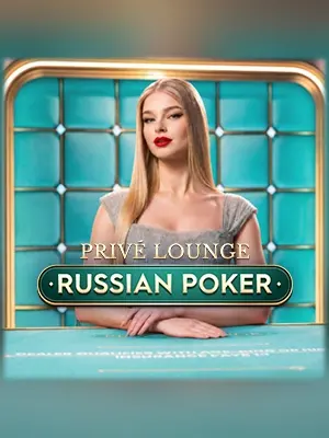 Privé Lounge Russian Poker live casino game at Wave Play