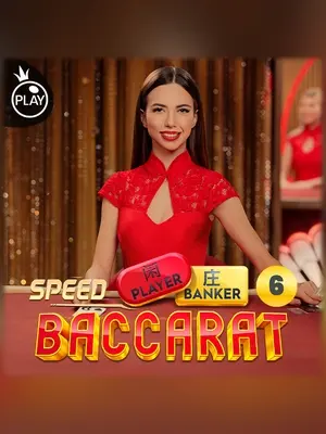 Speed Baccarat 6 live casino game at Wave Play