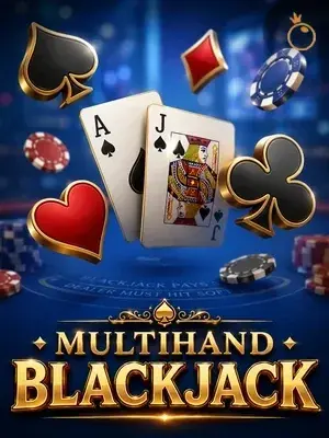 Multihand Blackjack slot game on Wave Play
