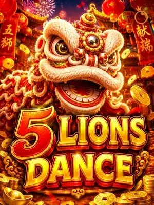 5 Lions Dance slot game on Wave Play