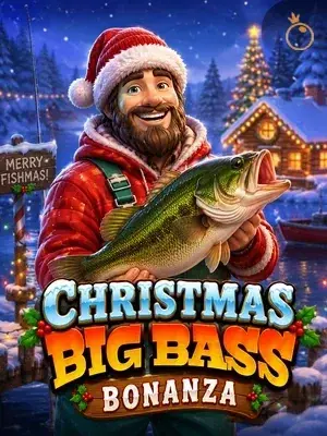 Christmas Big Bass Bonanza slot game on Wave Play