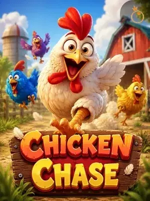Chicken Chase slot game on Wave Play