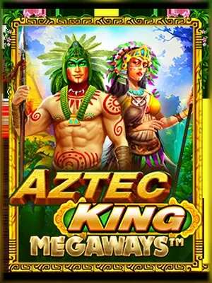 Aztec King Megaways slot game on Wave Play