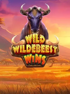Wild Wildebeest Wins slot game on Wave Play
