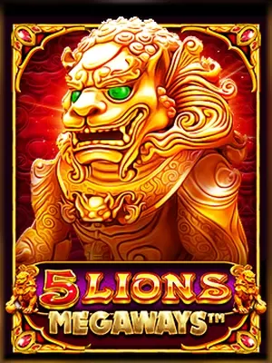 5 Lions Megaways slot game on Wave Play