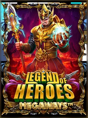 Legend of Heroes Megaways slot game on Wave Play
