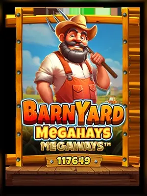Barnyard Megahays Megaways slot game on Wave Play