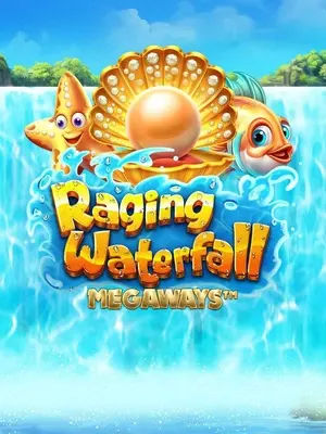 Raging Waterfall Megaways slot game on Wave Play