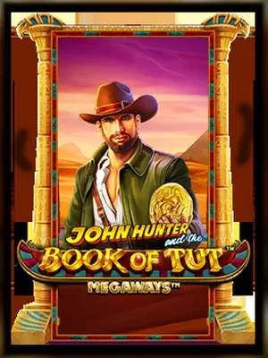 John Hunter and the Book of Tut Megaways slot game on Wave Play