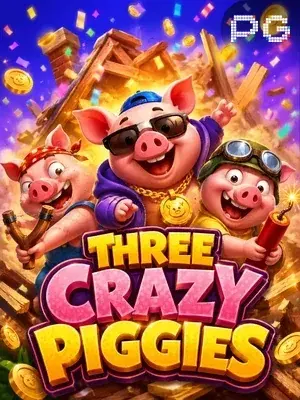 Three Crazy Piggies slot game on Wave Play