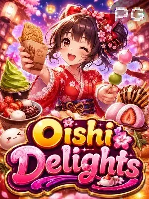 Oishi Delights slot game on Wave Play