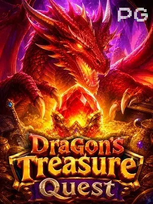 Dragon's Treasure Quest slot game on Wave Play