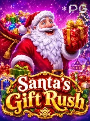 Santa's Gift Rush slot game on Wave Play