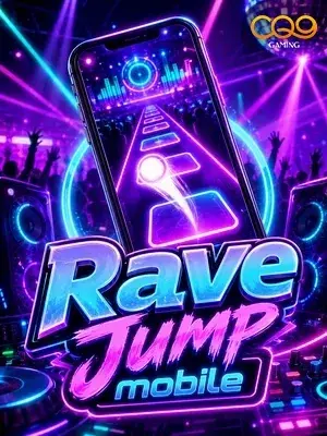 Rave Jump mobile slot game on Wave Play