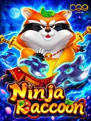 Ninja Raccoon slot game on Wave Play
