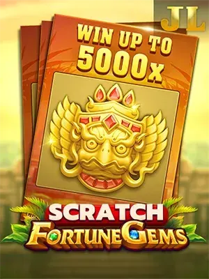Fortune Gems Scratch slot game on Wave Play