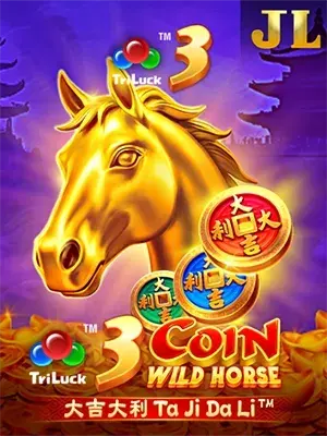 3 Coin Wild Horse slot game on Wave Play