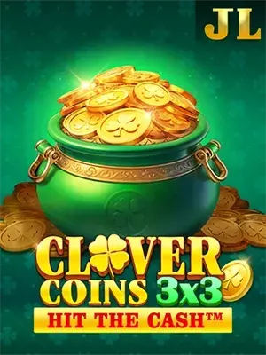 Clover Coins 3x3 slot game on Wave Play