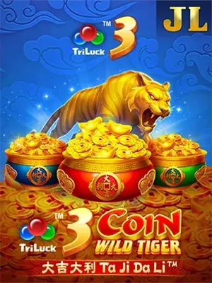 3 Coin Wild Tiger slot game on Wave Play