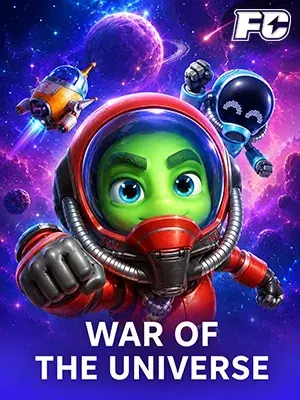 WAR OF THE UNIVERSE slot game on Wave Play