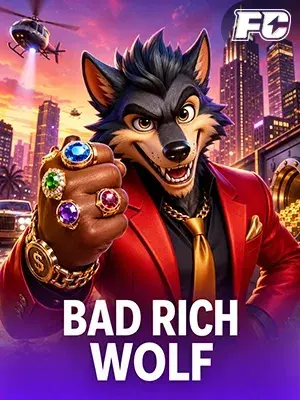 BAD RICH WOLF slot game on Wave Play