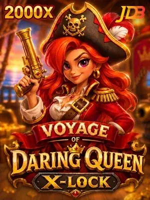 Voyage of Daring Queen X-Lock slot game on Wave Play