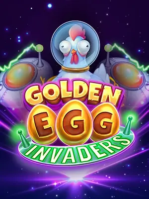 Golden Egg Invaders slot game on Wave Play