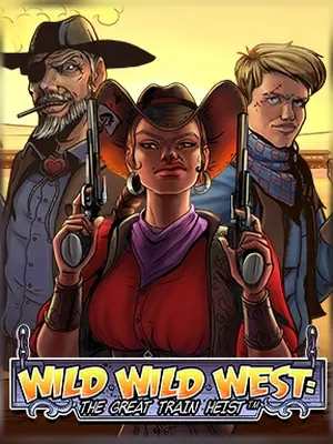 Wild Wild West: The Great Train Heist slot game on Wave Play