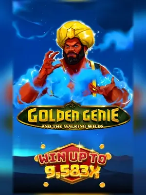 Golden Genie & the Walking Wilds slot game on Wave Play