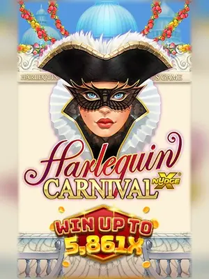Harlequin Carnival slot game on Wave Play
