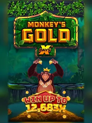 Monkey's Gold xPays slot game on Wave Play