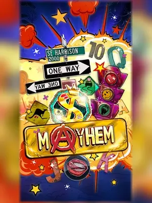 Mayhem slot game on Wave Play