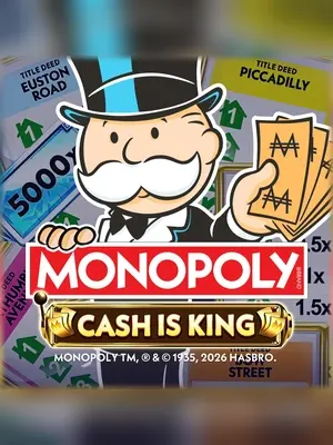 Monopoly Cash Is King slot game on Wave Play