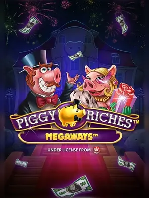 Piggy Riches Megaways slot game on Wave Play