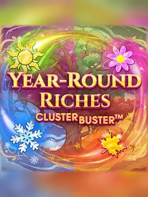 Year-Round Riches Clusterbuster slot game on Wave Play
